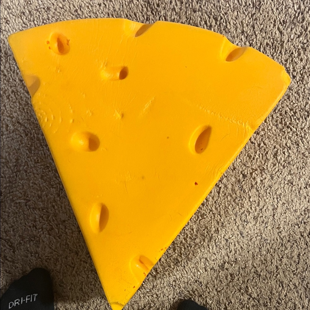 Cheese Wedge Shaped Foam Prop